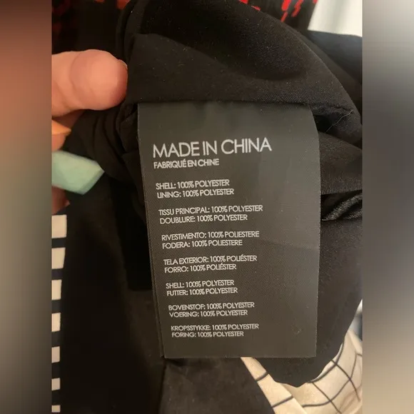 NWT Club‎ Monaco Tarteen Dress in Red Multi