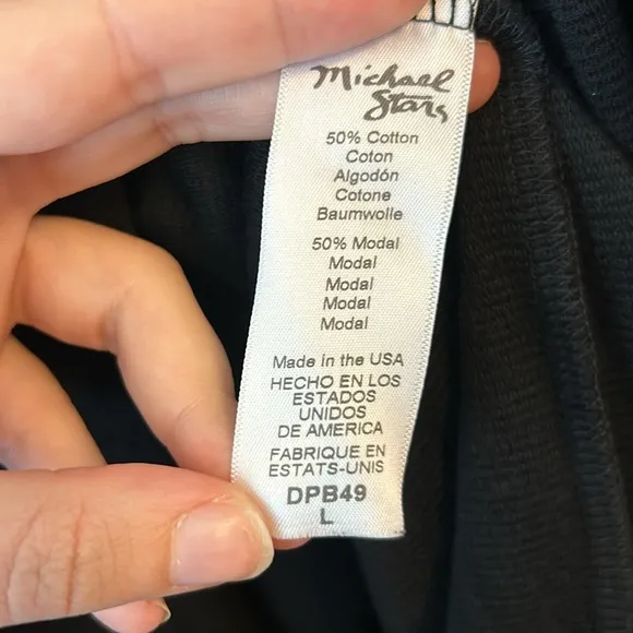 NWT Michael Stars black dress size large