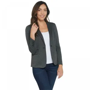 NWT Vince Camuto Womens Melange Herringbone One-Button Blazer. A343591 Medium