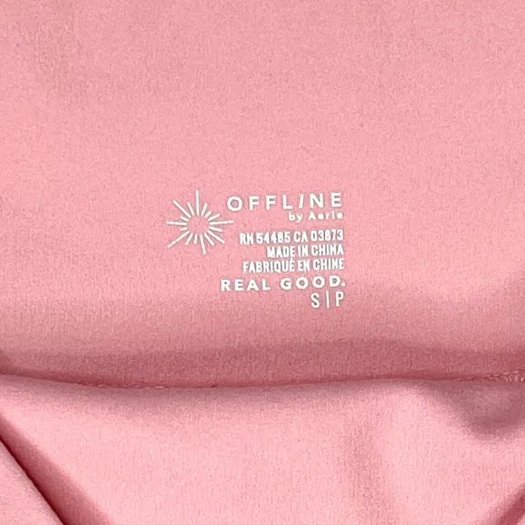 Offline By Aerie All Aces Pleated Tennis Skirt Skort in Pink Size Small