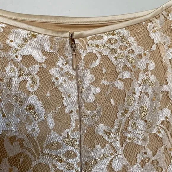 Papell Boutique Evenings Lace A-Line Skirt 10