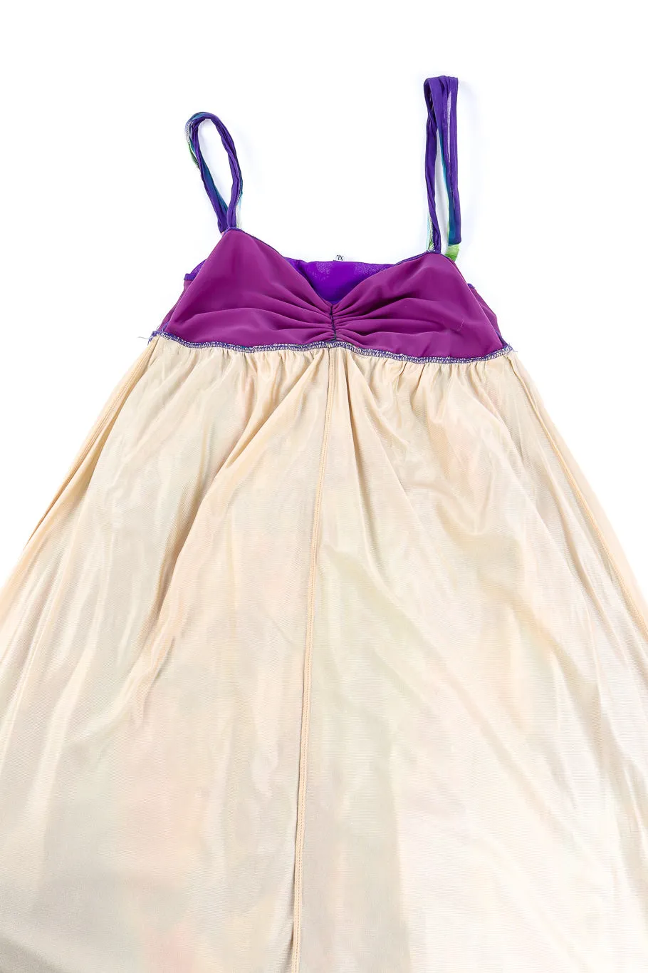 Parrot Mesh Babydoll Dress