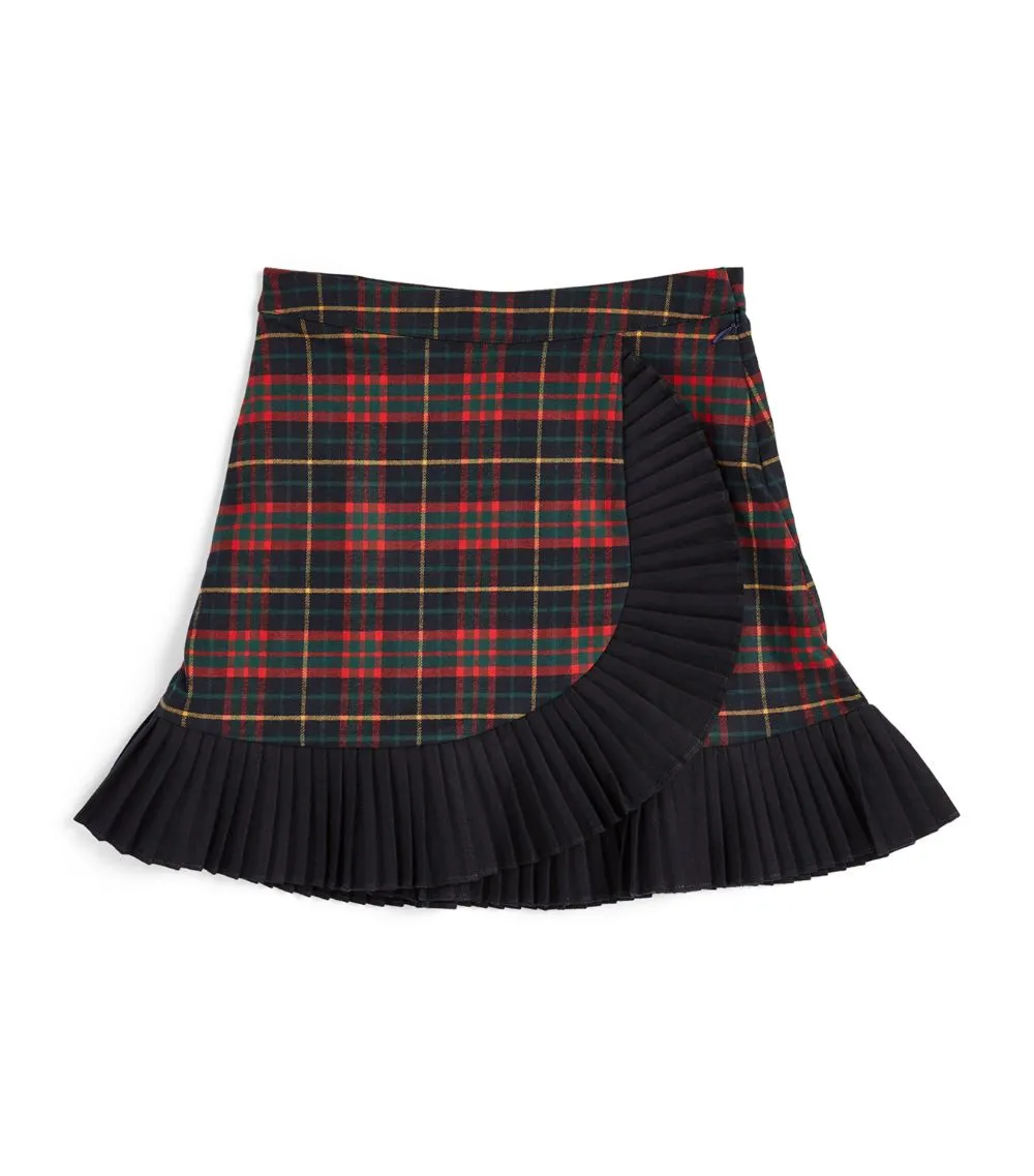 Patachou - Pleated Skirt - Navy Blue