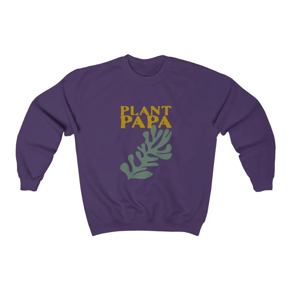 Plant Papa Unisex Crewneck Sweatshirt