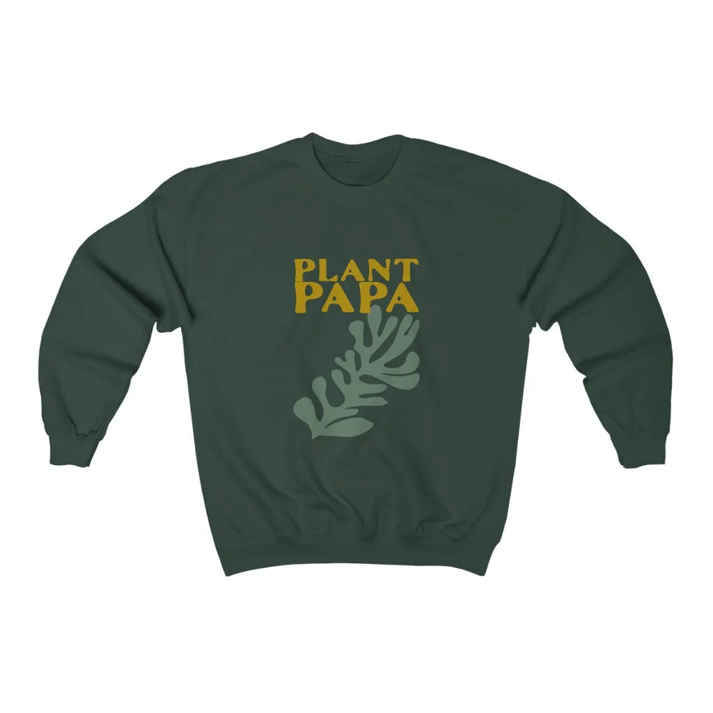 Plant Papa Unisex Crewneck Sweatshirt
