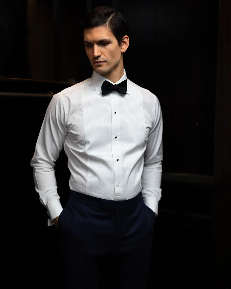 Pleated Front Tuxedo