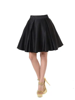 Poly USA SK22 Short A Line Skirt With Pockets
