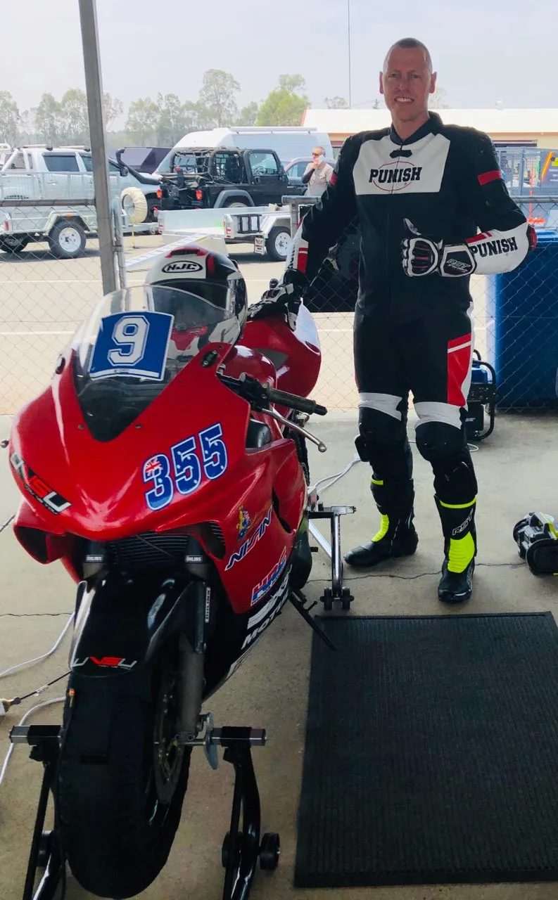 Punish Leather Moto Racing Suit