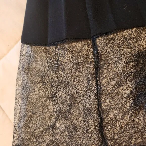 Rag and Bone pleated skirt with lace