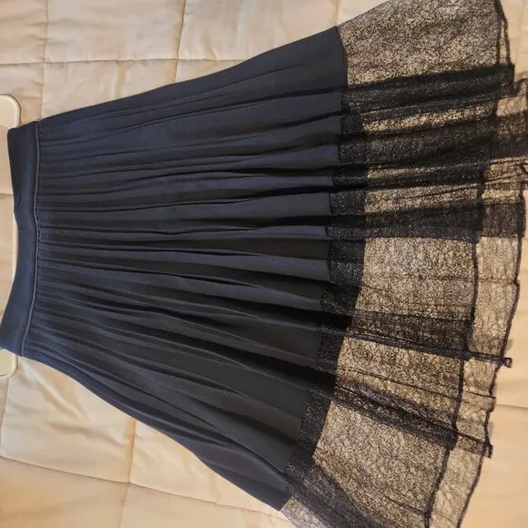 Rag and Bone pleated skirt with lace