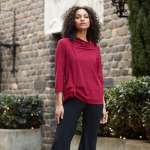 Ragtime Top in Garnet by Porto