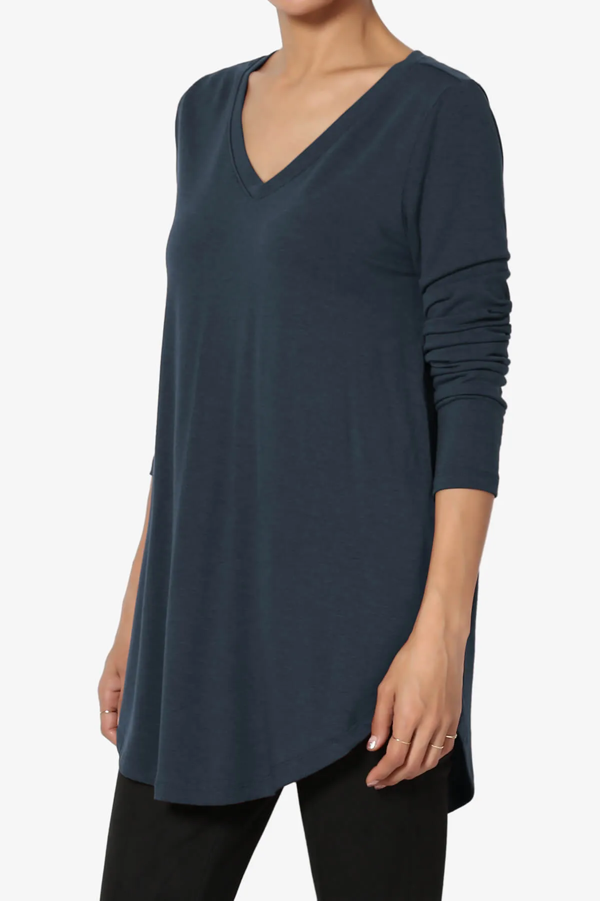 Ramada Long Sleeve Flowy Jersey Top