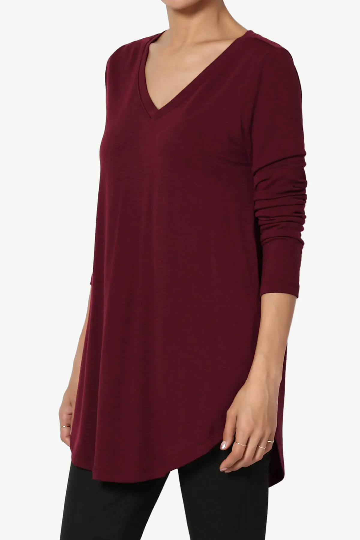 Ramada Long Sleeve Flowy Jersey Top
