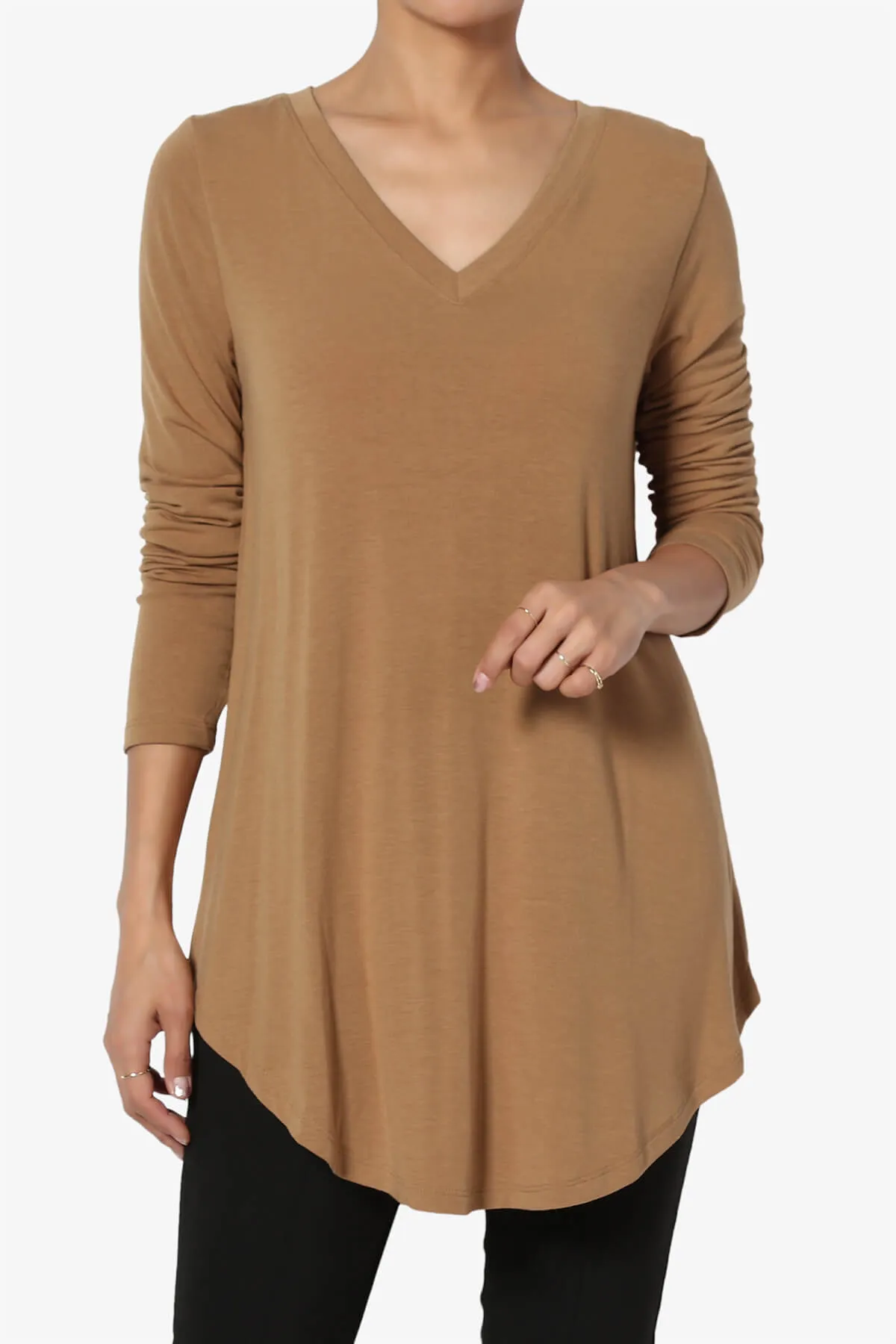 Ramada Long Sleeve Flowy Jersey Top