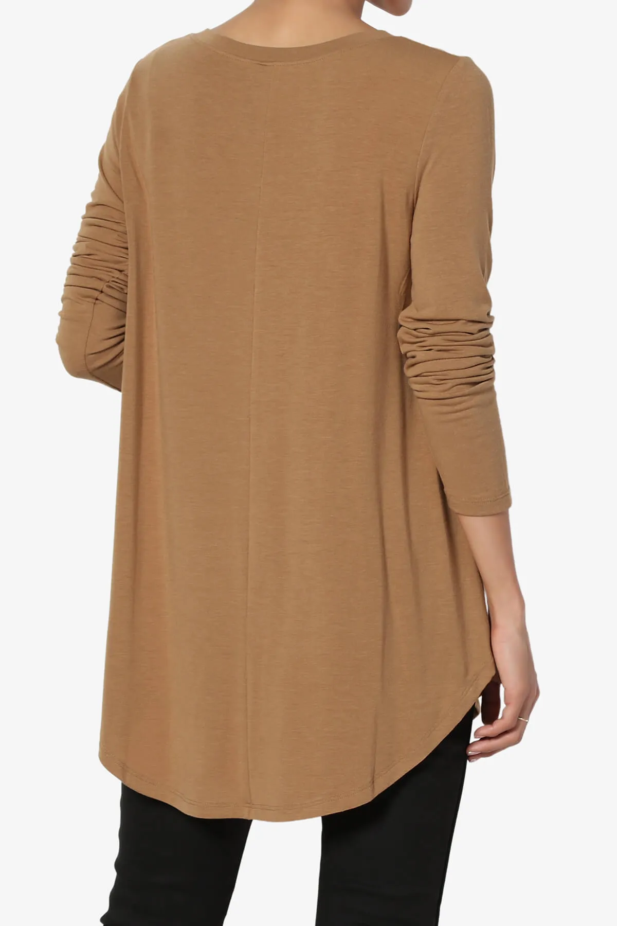 Ramada Long Sleeve Flowy Jersey Top