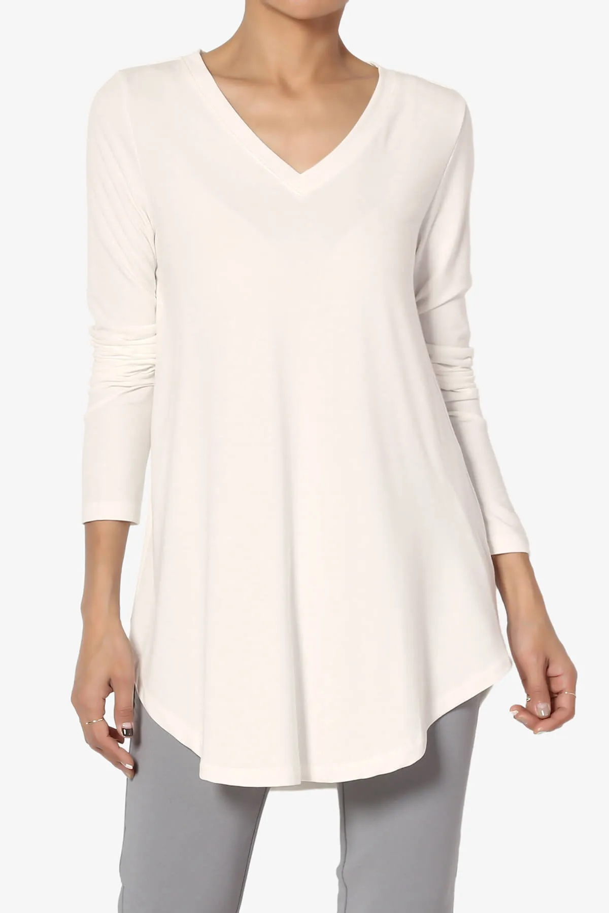 Ramada Long Sleeve Flowy Jersey Top