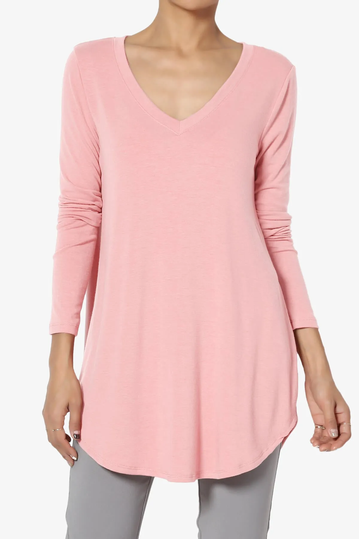 Ramada Long Sleeve Flowy Jersey Top