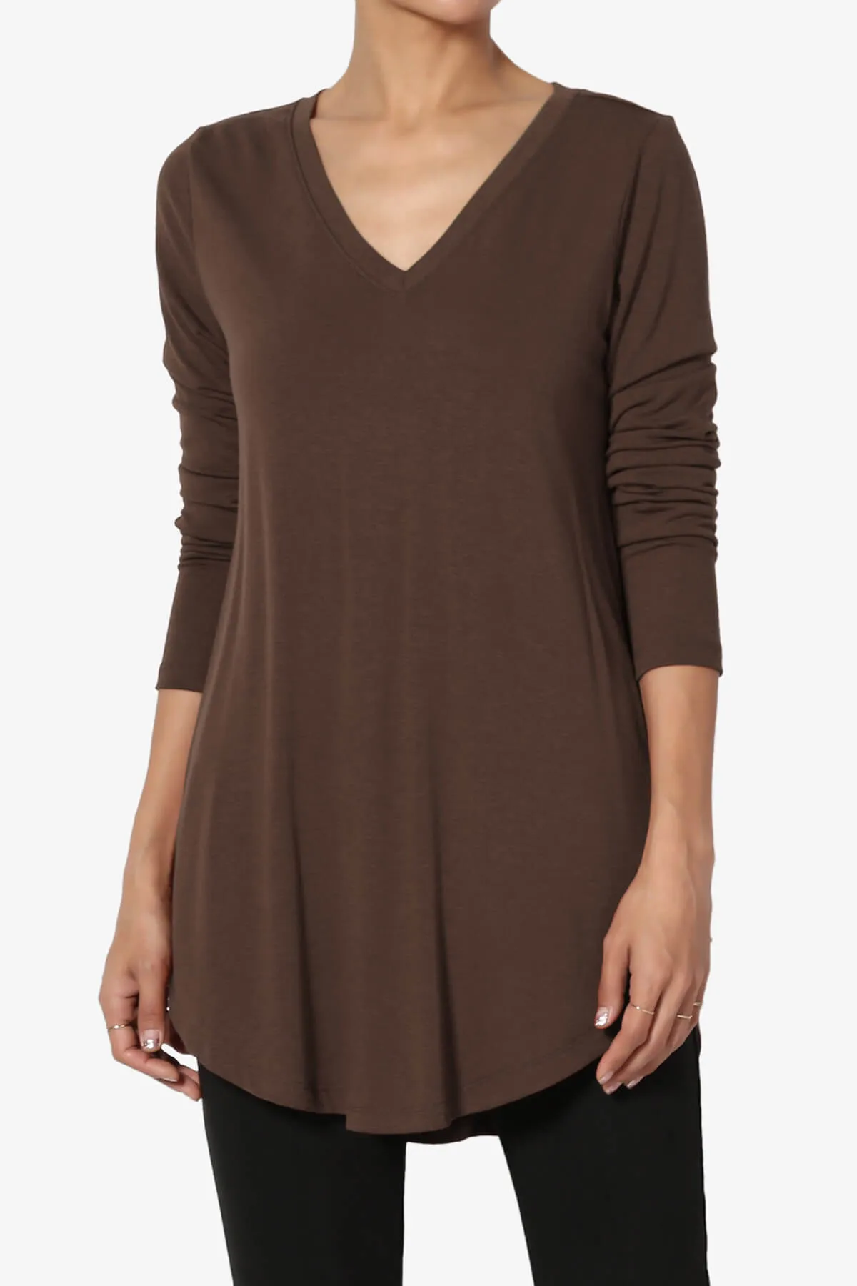 Ramada Long Sleeve Flowy Jersey Top
