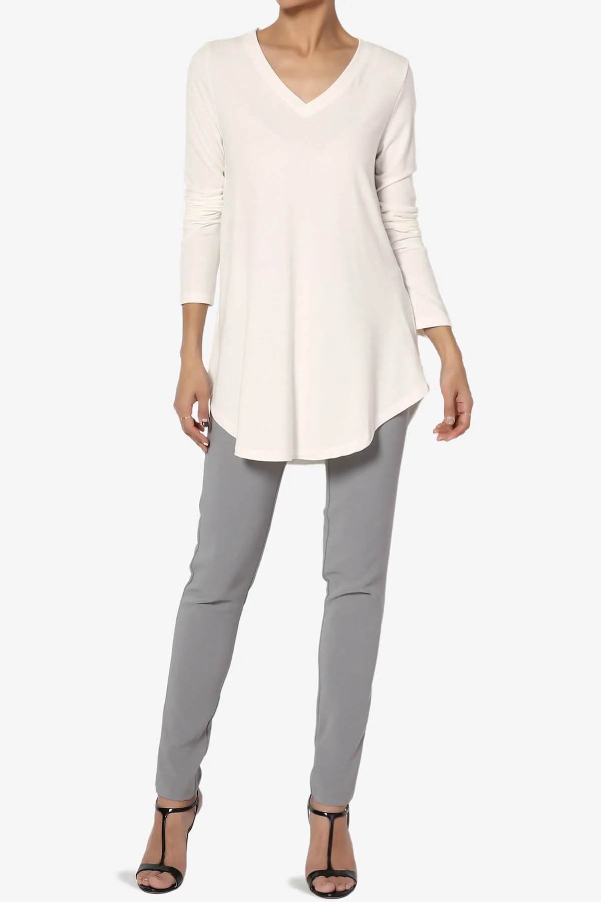 Ramada Long Sleeve Flowy Jersey Top