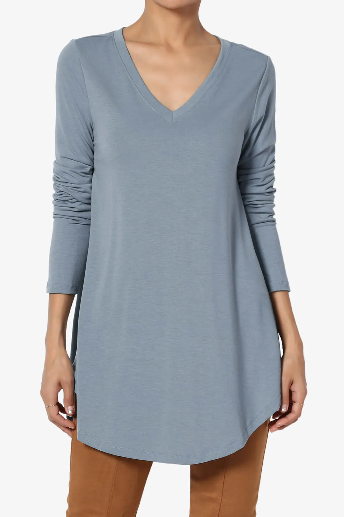 Ramada Long Sleeve Flowy Jersey Top