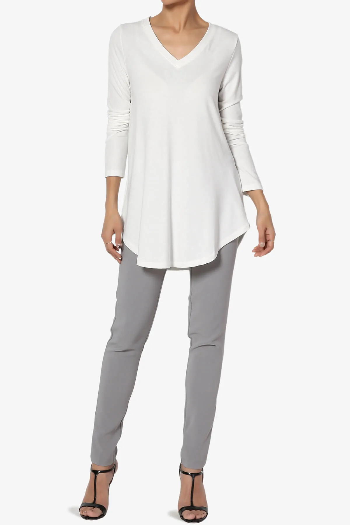 Ramada Long Sleeve Flowy Jersey Top