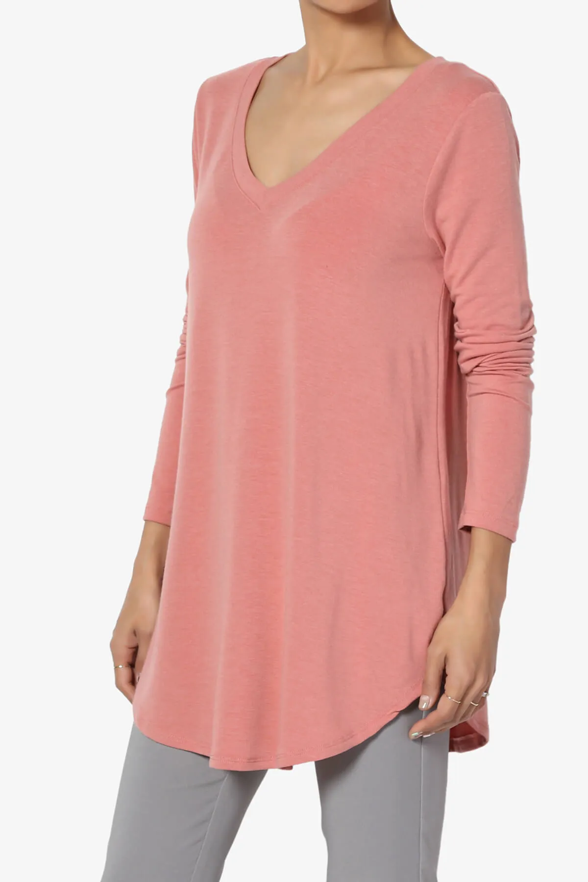 Ramada Long Sleeve Flowy Jersey Top