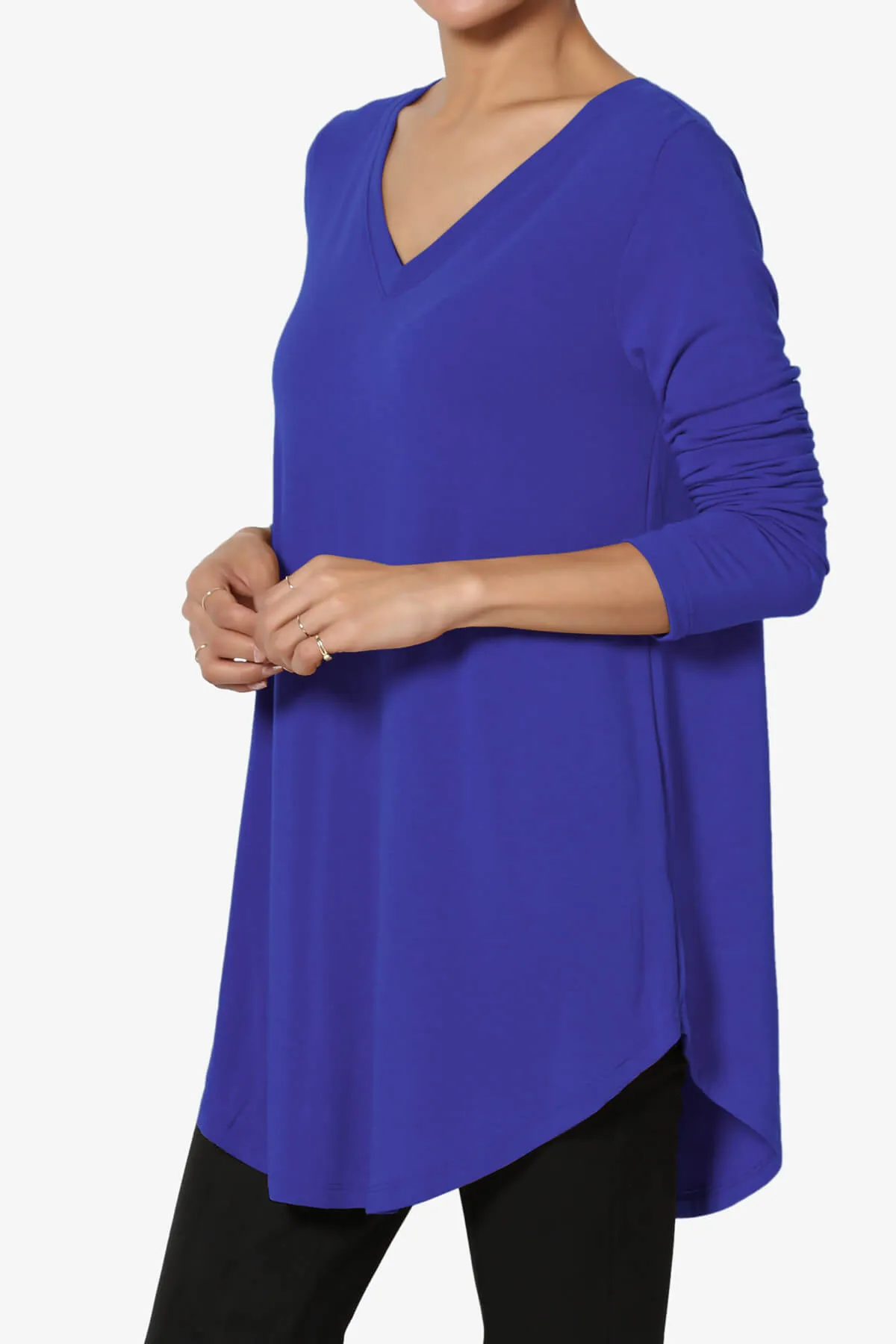 Ramada Long Sleeve Flowy Jersey Top