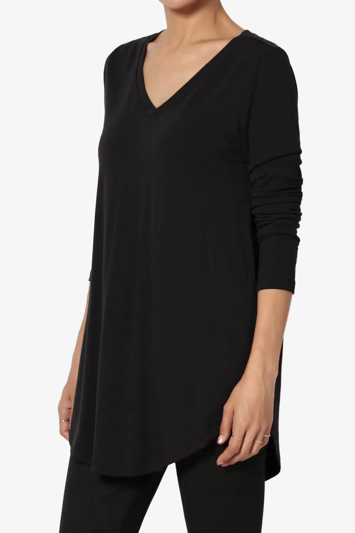 Ramada Long Sleeve Flowy Jersey Top