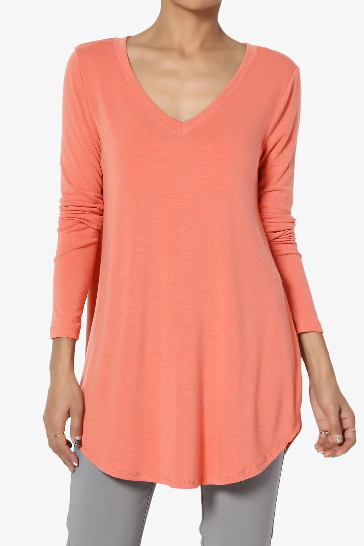 Ramada Long Sleeve Flowy Jersey Top
