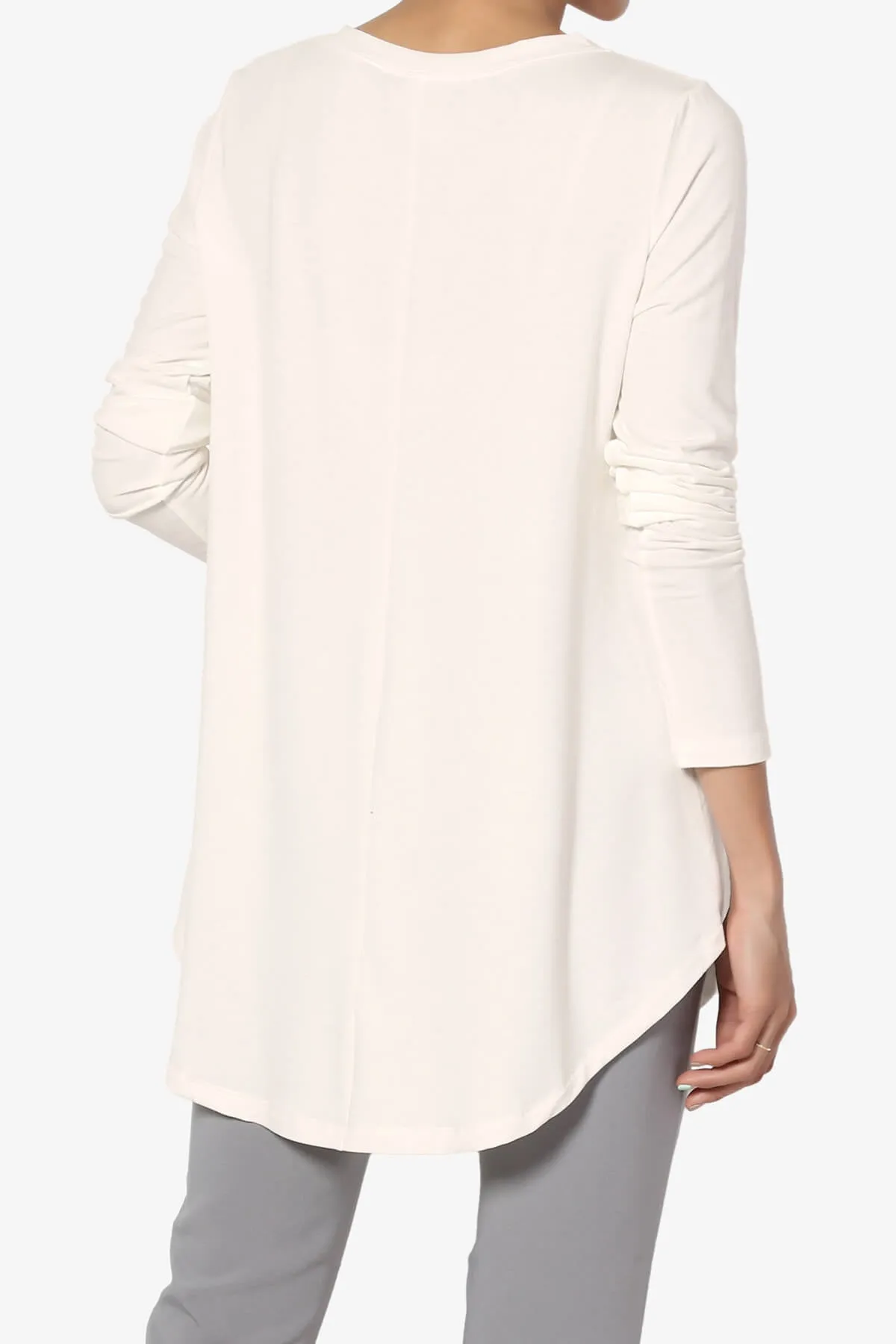 Ramada Long Sleeve Flowy Jersey Top