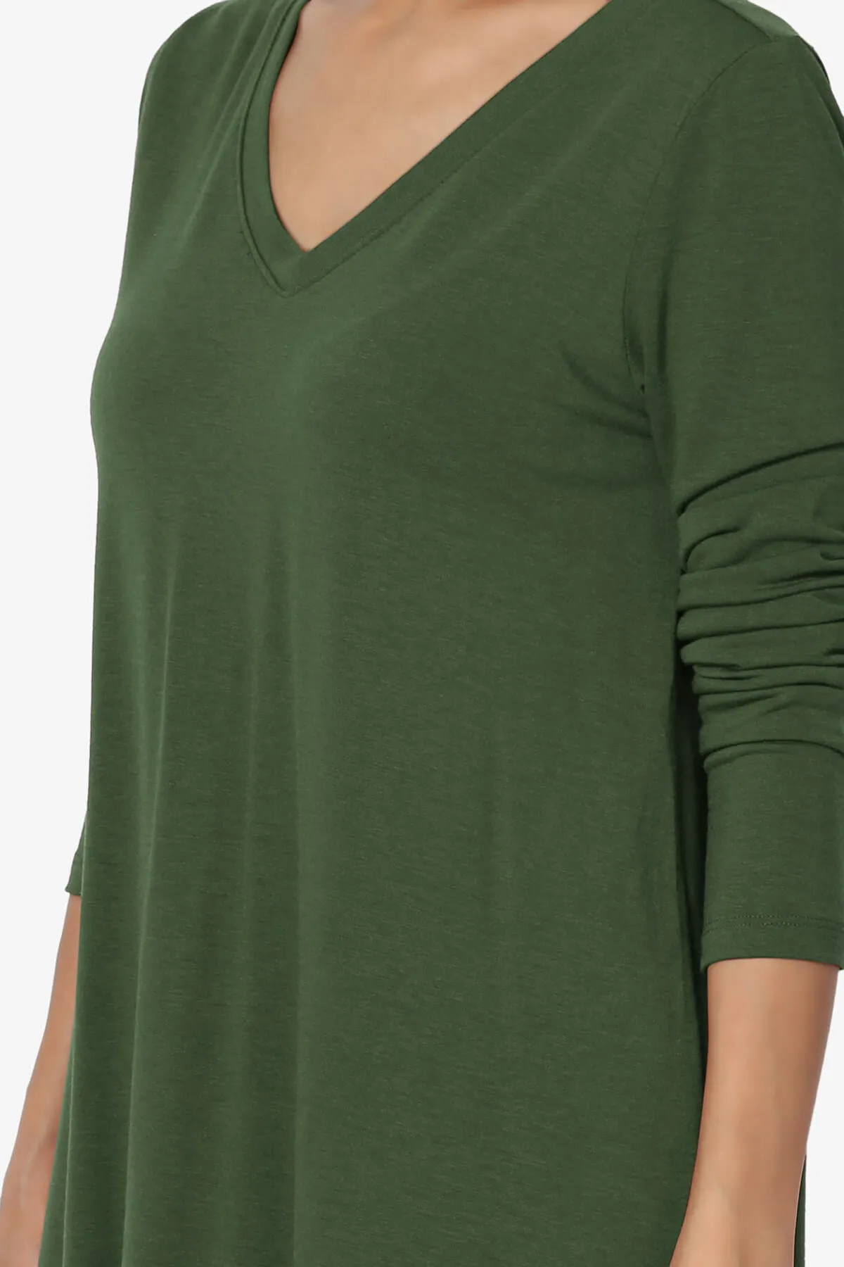 Ramada Long Sleeve Flowy Jersey Top