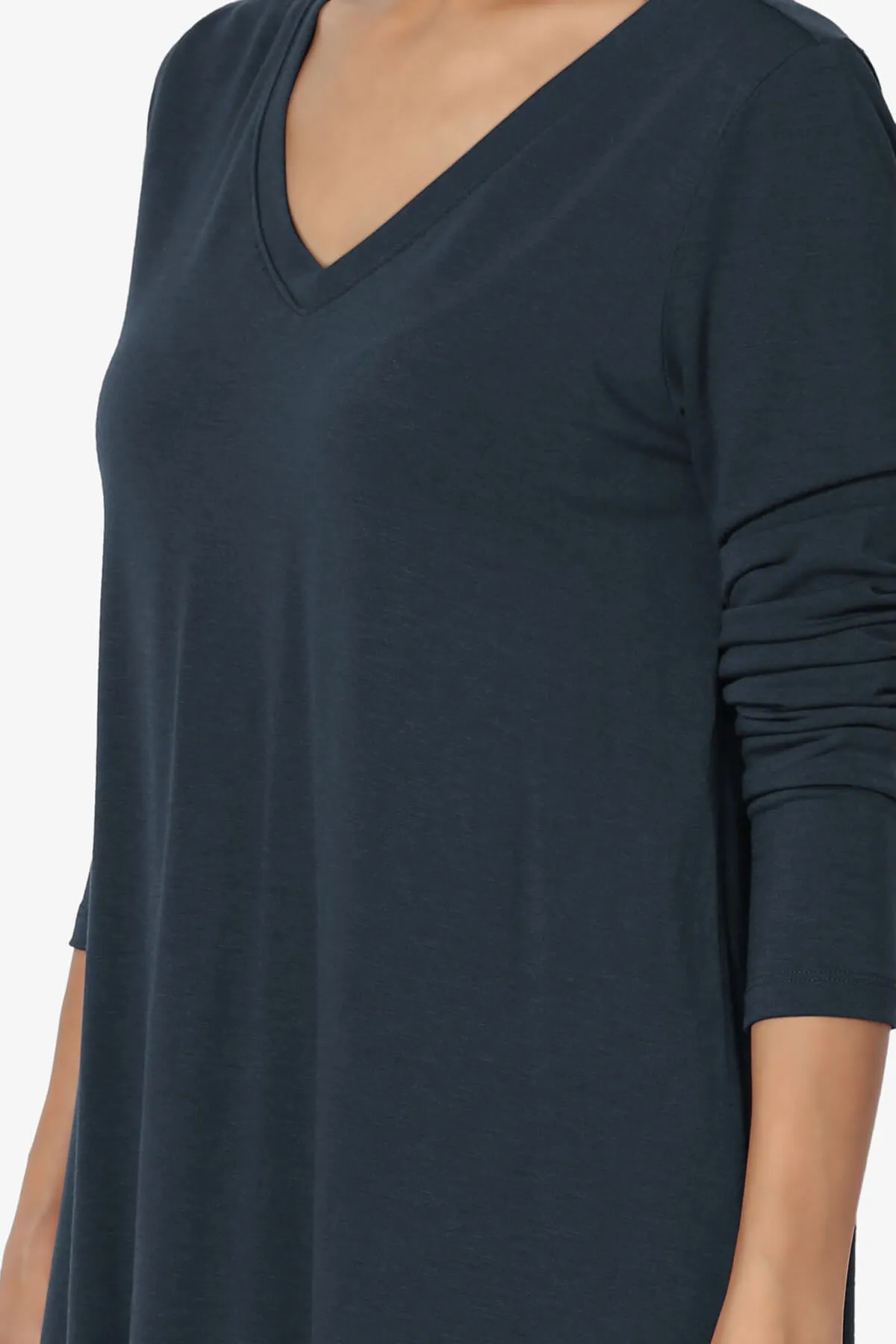 Ramada Long Sleeve Flowy Jersey Top