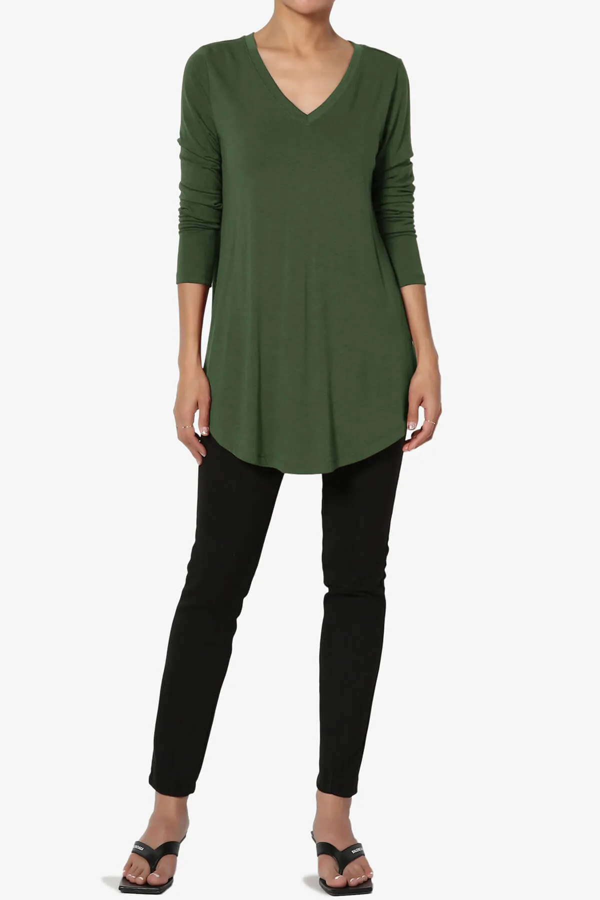 Ramada Long Sleeve Flowy Jersey Top