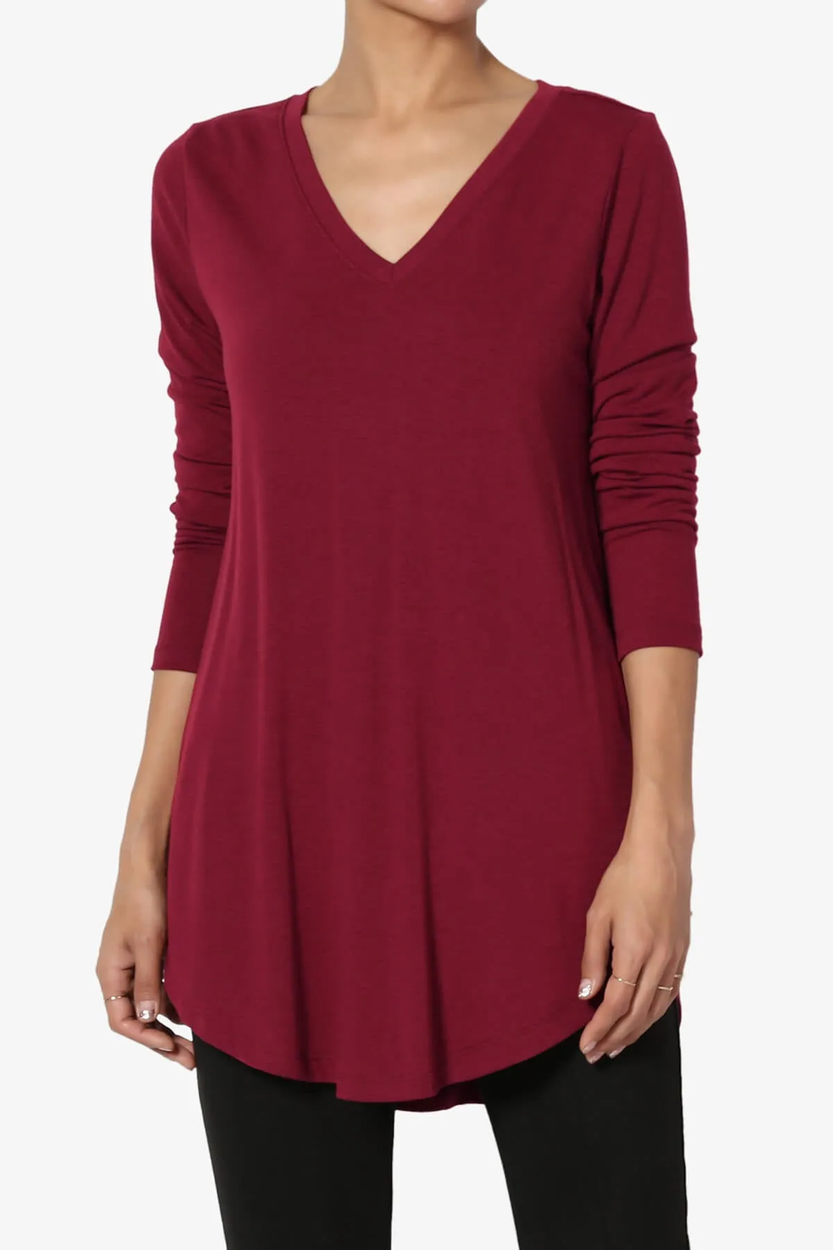 Ramada Long Sleeve Flowy Jersey Top
