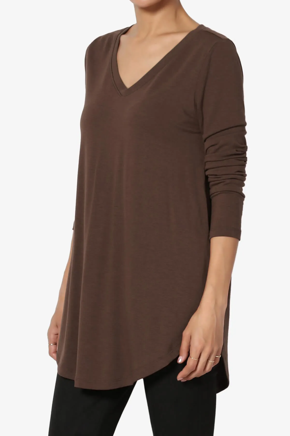 Ramada Long Sleeve Flowy Jersey Top
