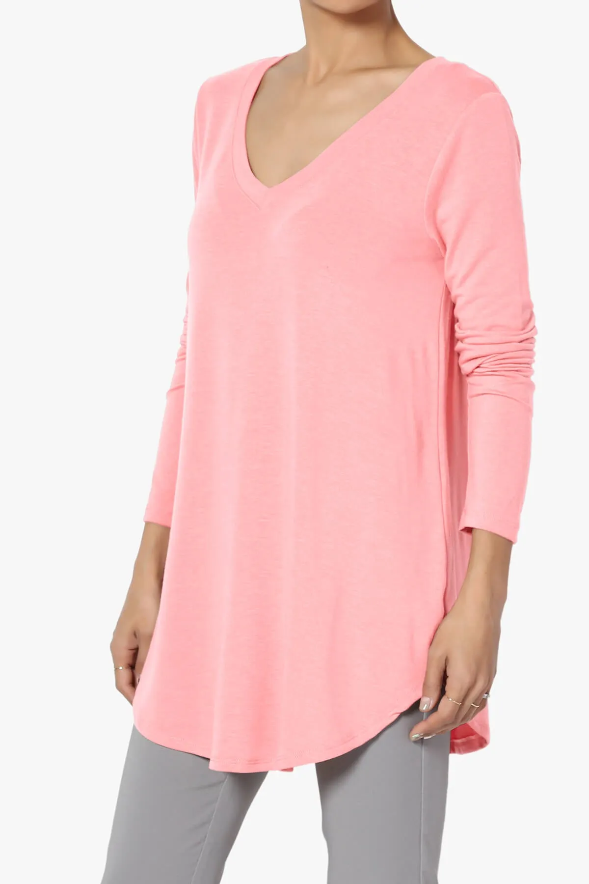 Ramada Long Sleeve Flowy Jersey Top