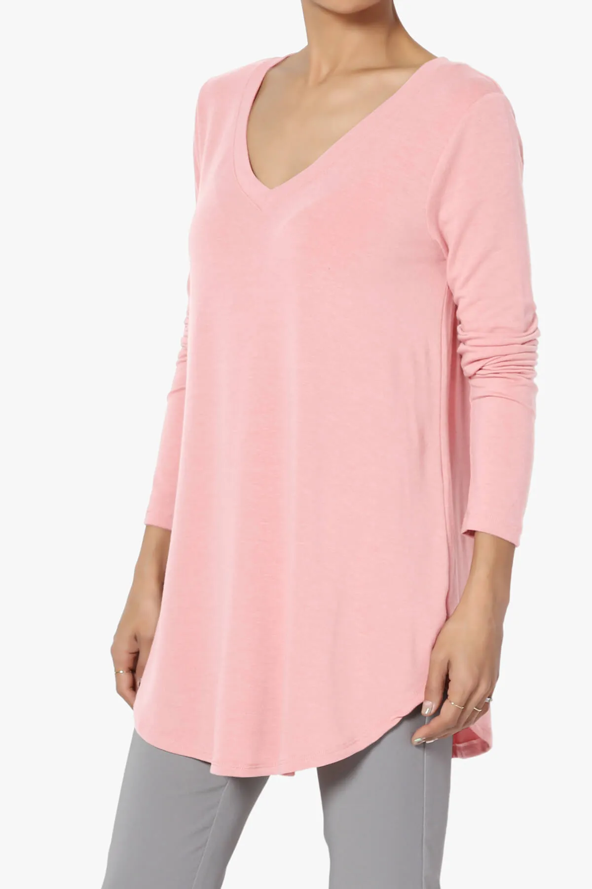 Ramada Long Sleeve Flowy Jersey Top