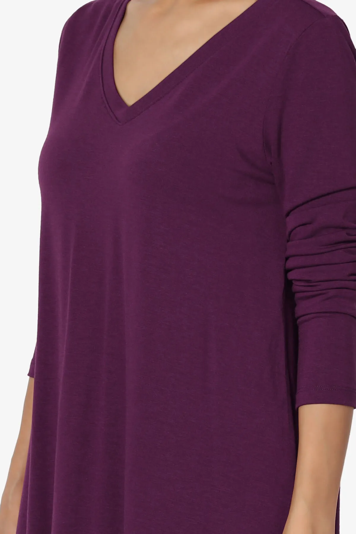 Ramada Long Sleeve Flowy Jersey Top