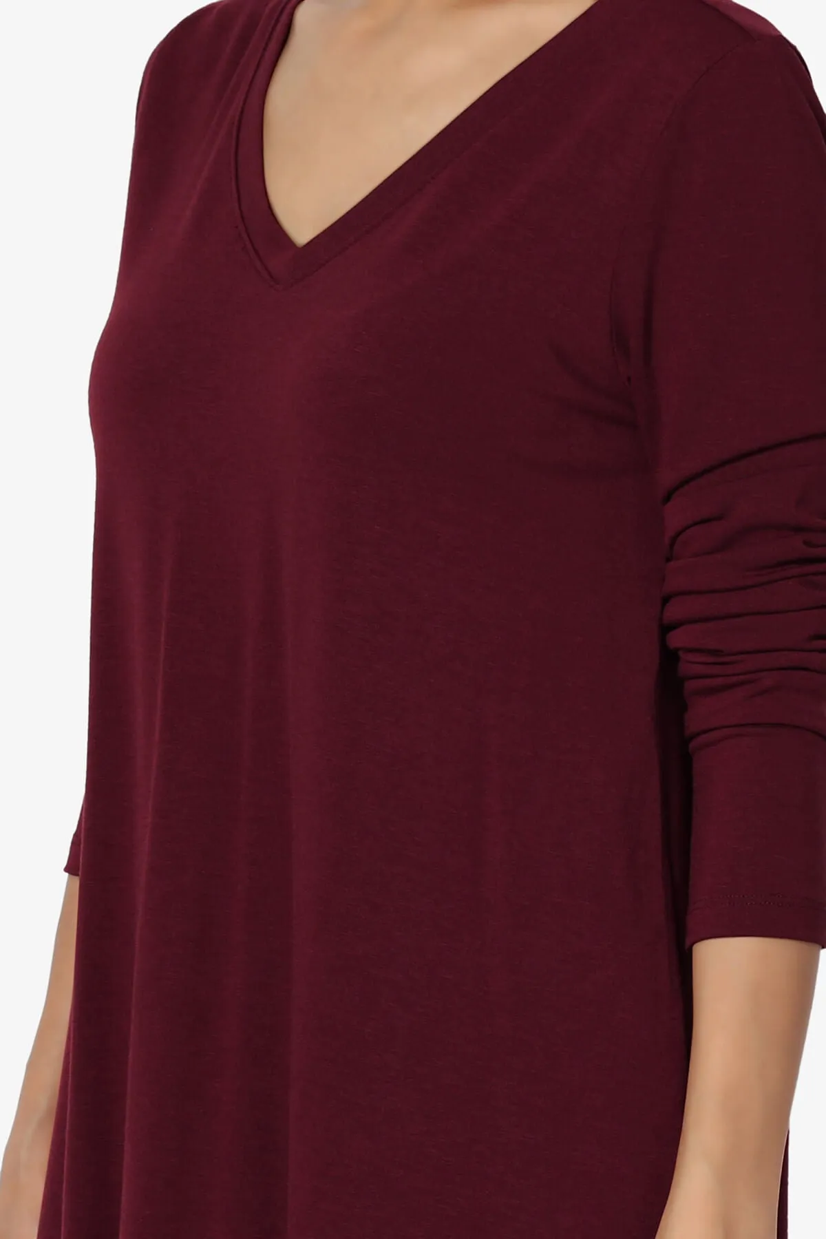 Ramada Long Sleeve Flowy Jersey Top
