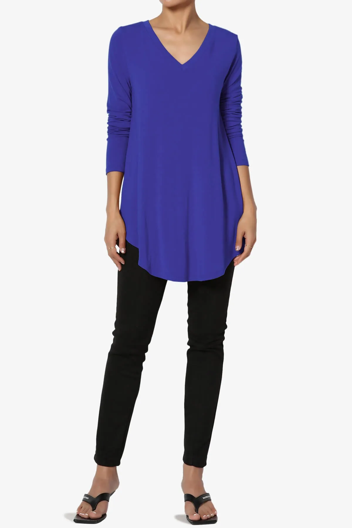 Ramada Long Sleeve Flowy Jersey Top