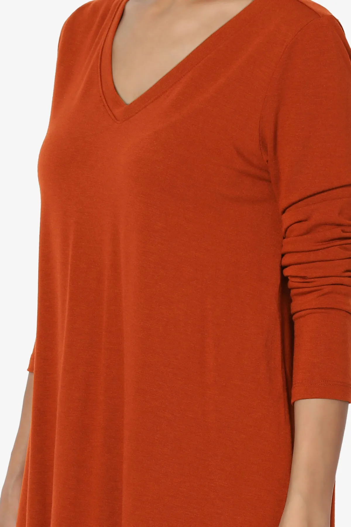 Ramada Long Sleeve Flowy Jersey Top