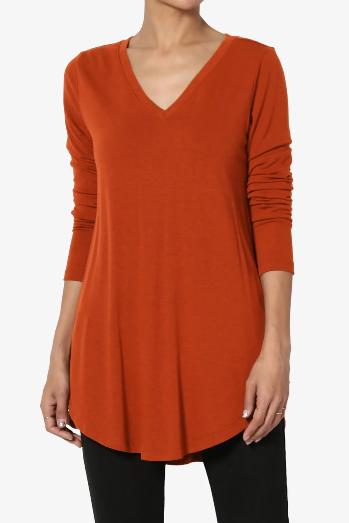 Ramada Long Sleeve Flowy Jersey Top