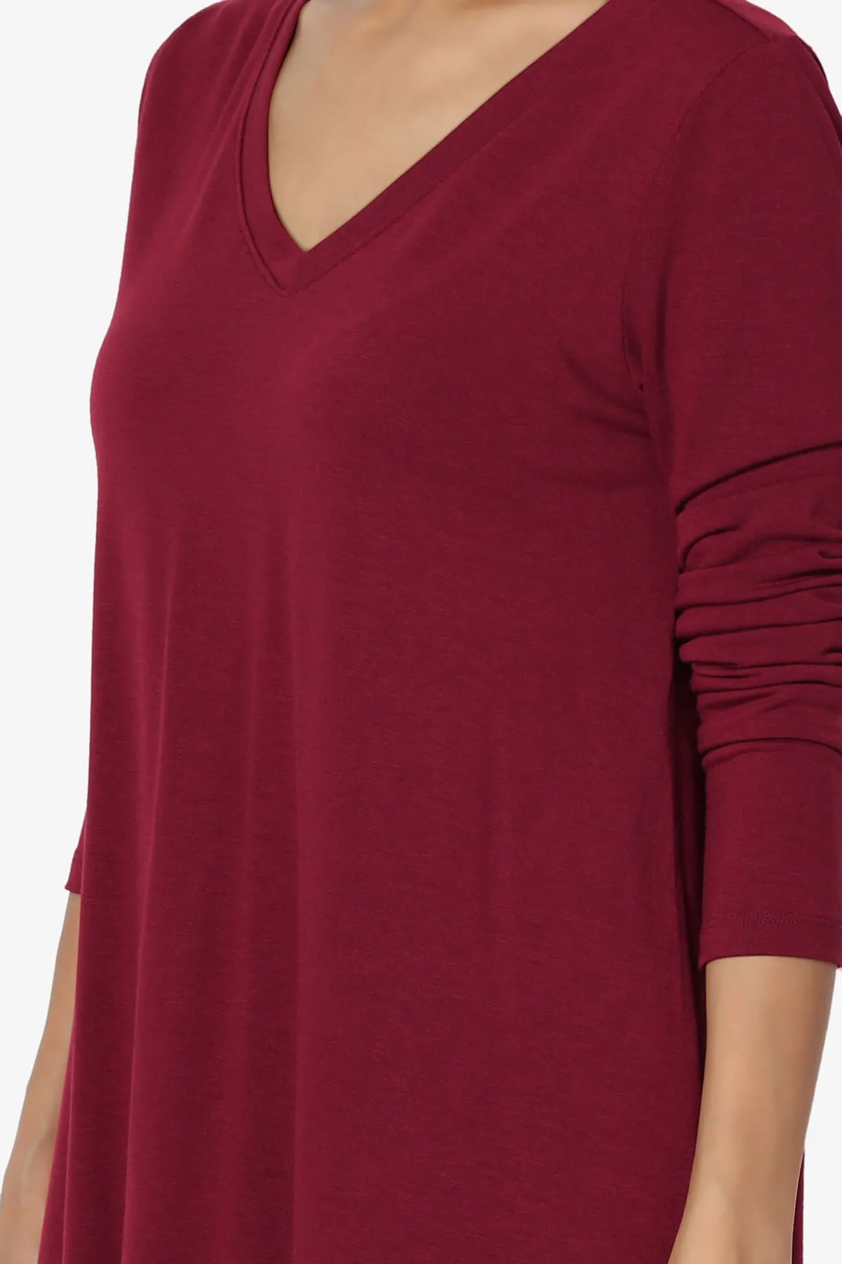 Ramada Long Sleeve Flowy Jersey Top
