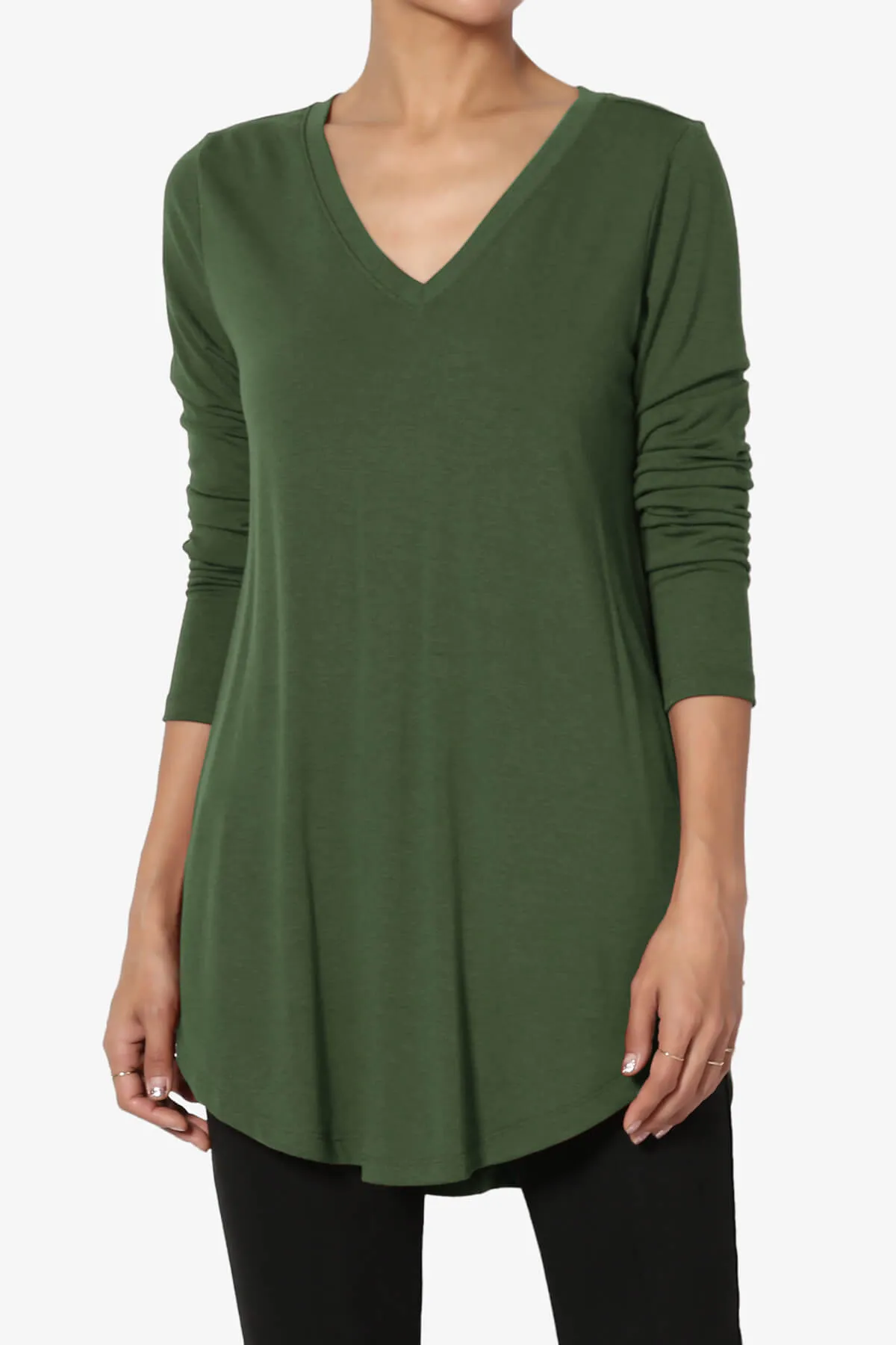 Ramada Long Sleeve Flowy Jersey Top