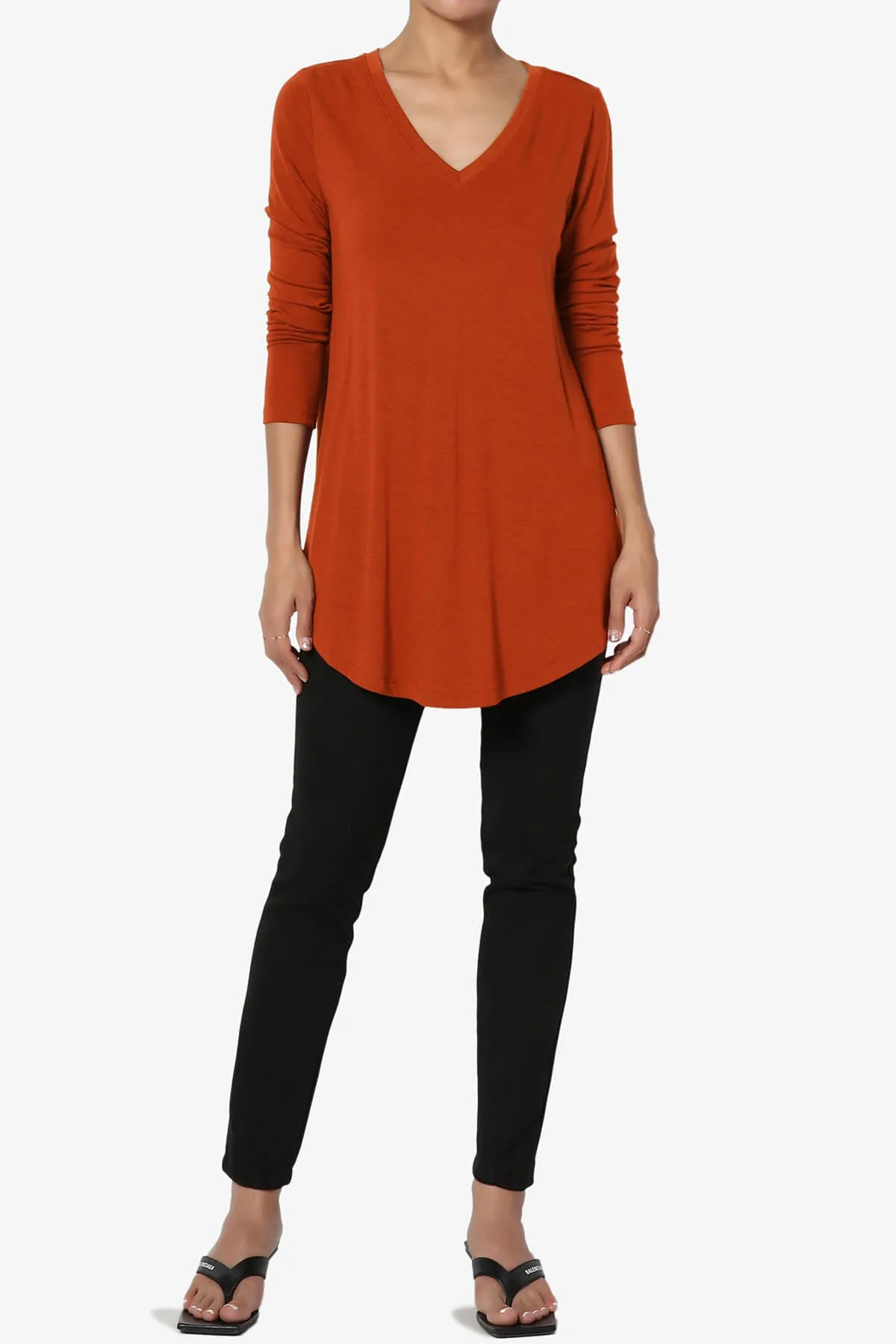 Ramada Long Sleeve Flowy Jersey Top