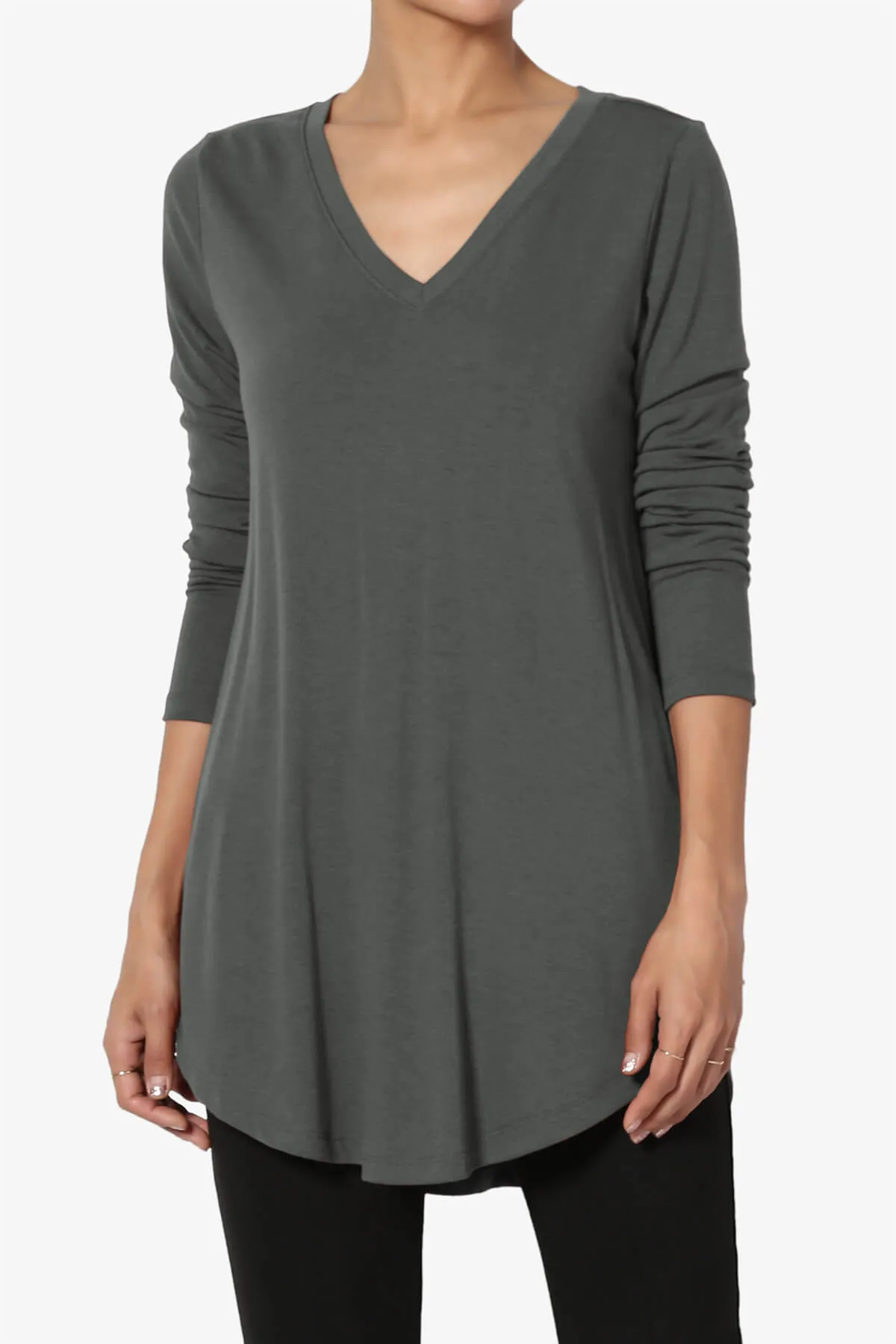 Ramada Long Sleeve Flowy Jersey Top