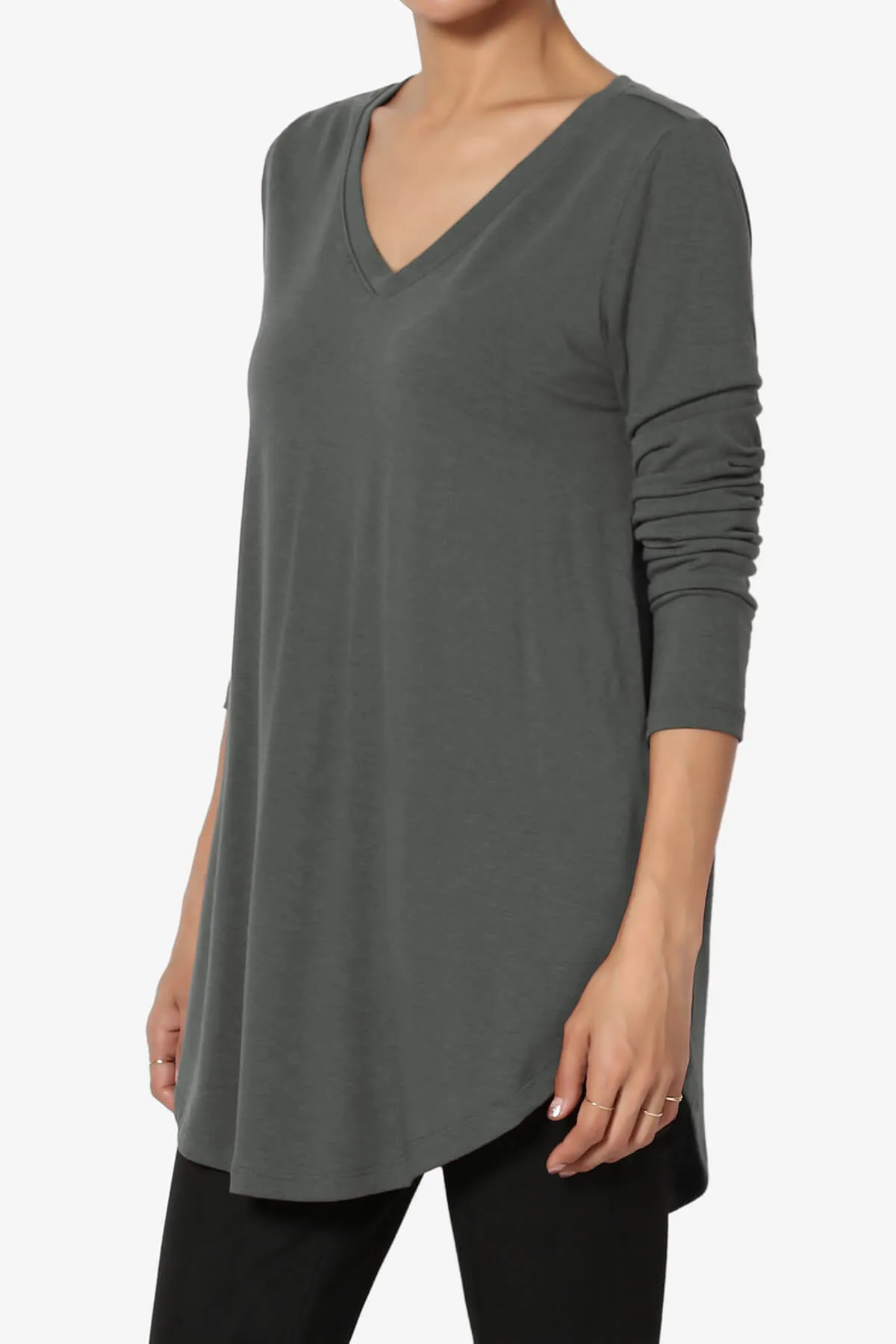 Ramada Long Sleeve Flowy Jersey Top