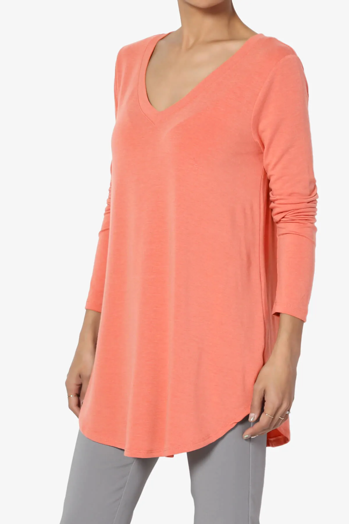 Ramada Long Sleeve Flowy Jersey Top