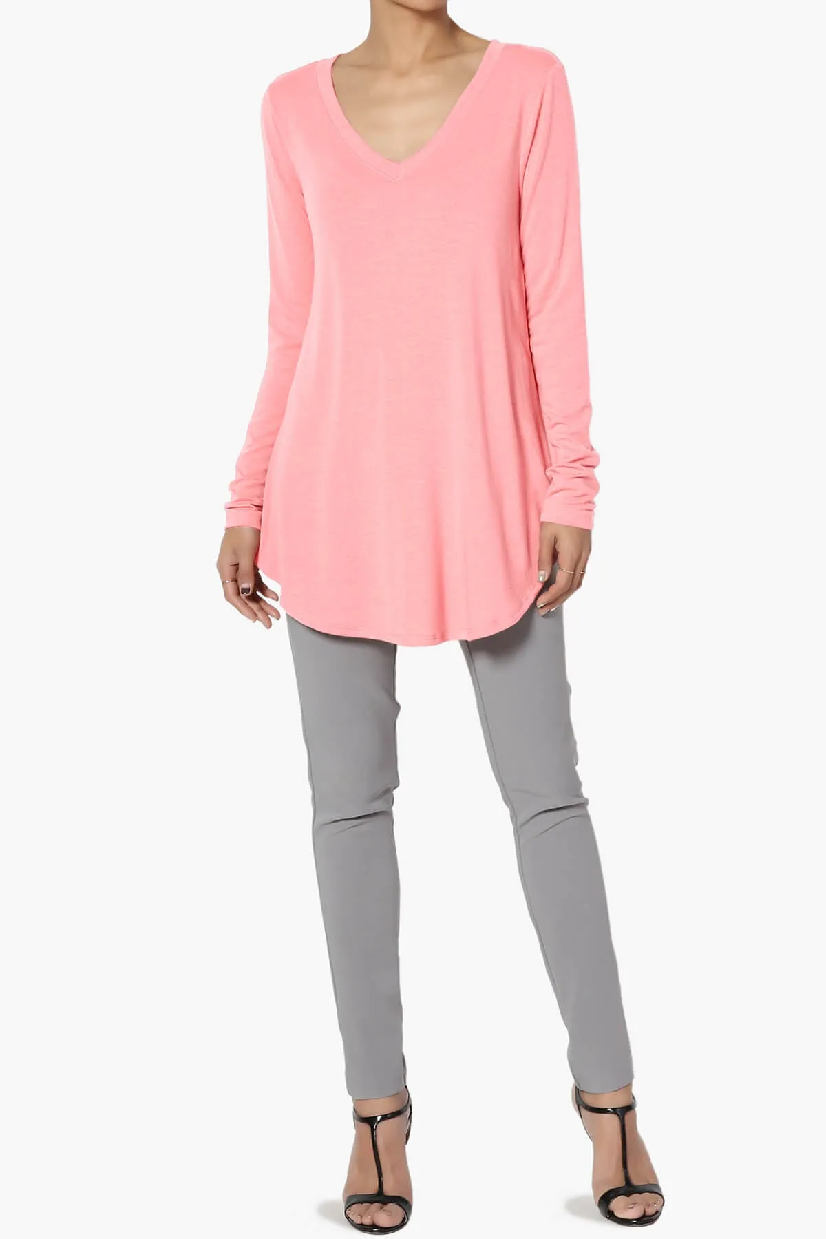 Ramada Long Sleeve Flowy Jersey Top
