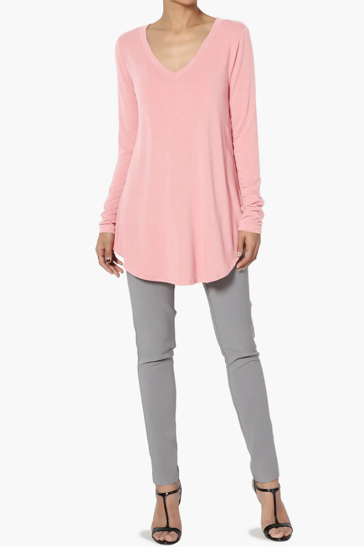 Ramada Long Sleeve Flowy Jersey Top